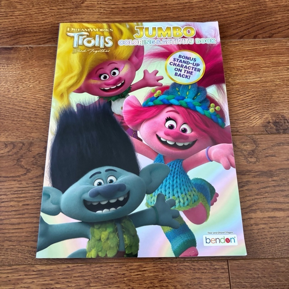 DreamWorks Trolls Jumbo Coloring & Activity Book